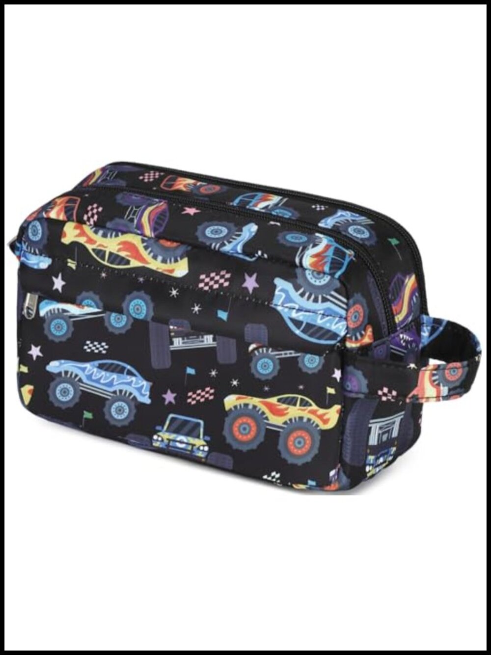 Kids Hanging Travel Toiletry Bag Waterproof Polyester Zipper Organizer